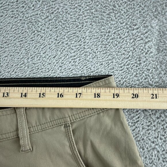Prana Mens 38WX30L Tan Cargo Pants With Snap Closures & Pockets 5204 - Picture 4 of 9